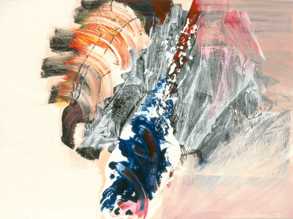 Pia Fries - fahnenpapier 1, 2012 / Museum Kurhaus Kleve – MKK Inv.2024-VIII-I (01) Dauerleihgabe des Freundeskreises, Schenkung der Künstlerin als Dankeschön für die Realisierung der Ausstellung „Zwischen Gestern und Morgen. Klasse Pia Fries"